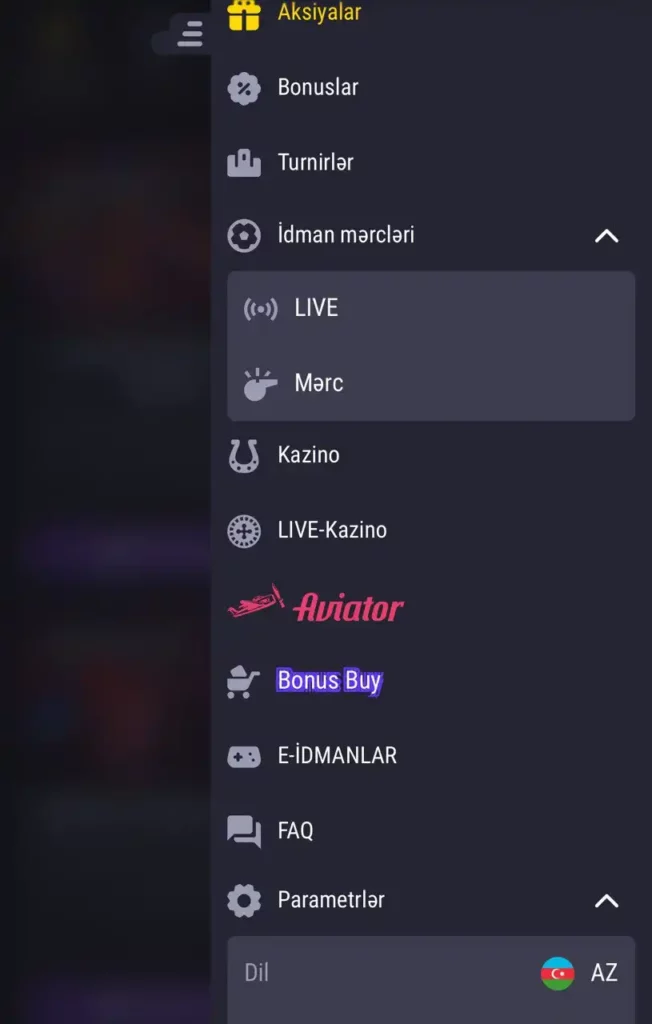 Mobil telefondan BetAndreas-a giriş